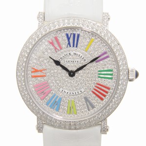 Franck Muller INFINITY 8045 QZ COL DRM R D CD (OG) Quartz 18kt White Gold & Diamond Silver