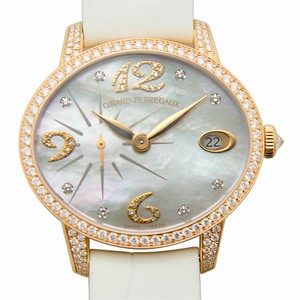 Girard Perregaux CATS EYE 80484D52P762BK7A Automatic 18kt Rose Gold & Diamonds White