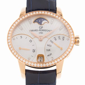 Girard Perregaux CATS EYE 80485D52A751-CK4A Automatic 18kt Rose Gold & Diamonds White