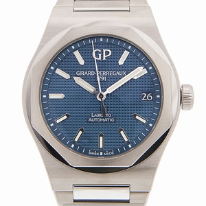 Girard Perregaux LAUREATO 81010-11-431-11A Automatic Stainless Steel Blue 