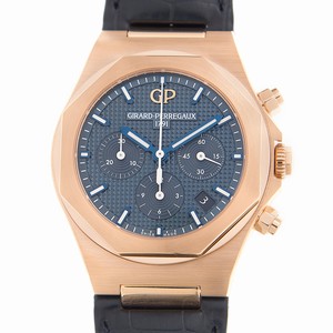 Girard Perregaux LAUREATO 81040-52-432-BB4A Automatic 18kt Rose Gold Blue 