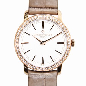 Vacheron Constantin TRADITIONNELLE 81590/000R-9847 Manual Wind 18kt Rose Gold & Diamonds White
