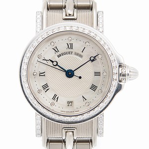 Breguet MARINE 8401BB/52/B40 DD00 Automatic 18kt White Gold & Diamond White