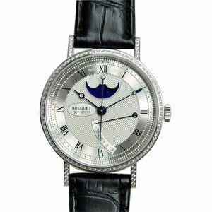 Breguet CLASSIC 8788BB/12/986/DD00 Automatic 18kt White Gold & Diamond Silver