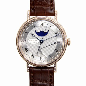 Breguet CLASSIC 8788BR/12/986/DD00 Automatic 18kt Rose Gold & Diamonds Silvery & White