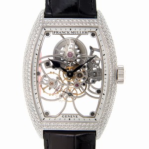 Franck Muller GENEVE 8880 B S6 SQT D (AC) Automatic Stainless Steel & Diamonds Transparent Skull