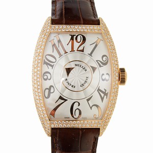 Franck Muller DOUBLE MYSTERY 8880 DM D (5N) Automatic 18kt Rose Gold & Diamonds Silver