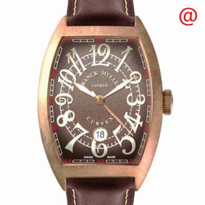 Franck Muller CINTREE CURVEX 8880 SC DT BZ BR Automatic Bronze Brown 