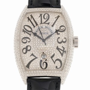 Franck Muller CASABLANCA 8880 SC DT D6 CD (OG) Automatic 18kt White Gold & Diamond White