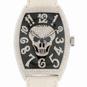 Franck Muller GOTHIQUE 8880 SC GOTH NBR D CD (OG) Automatic 18kt White Gold & Diamond Black