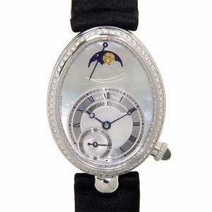 Breguet REINE DE NAPLES 8908BB/52/864/D00D Automatic 18kt White Gold & Diamond Silvery & White
