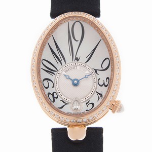 Breguet REINE DE NAPLES 8918BR/58/864/D00D Automatic 18kt Rose Gold & Diamonds White