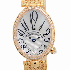 Breguet REINE DE NAPLES 8918BR/58/J20/D000 Automatic 18kt Rose Gold & Diamonds Silver