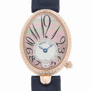 Breguet REINE DE NAPLES 8918BR/5T/964/D00D Automatic 18kt Rose Gold & Diamonds Brown 
