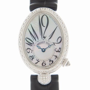 Breguet REINE DE NAPLES 8928BB/5W/944/DD0D/3L Automatic 18kt White Gold & Diamond White