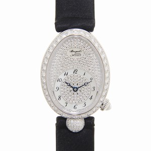 Breguet REINE DE NAPLES 8928BB/8D/844/DD0D Automatic 18kt White Gold & Diamond Silver