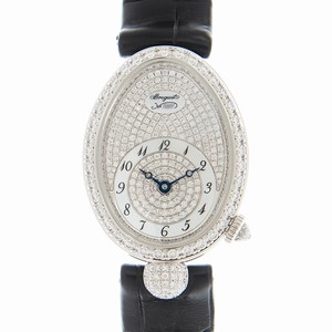 Breguet REINE DE NAPLES 8928BB/8D/944/DD0D/3L Automatic 18kt White Gold & Diamond Silver