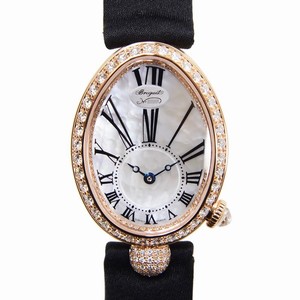 Breguet REINE DE NAPLES 8928BR/51/844/DD0D Automatic 18kt Rose Gold & Diamonds White