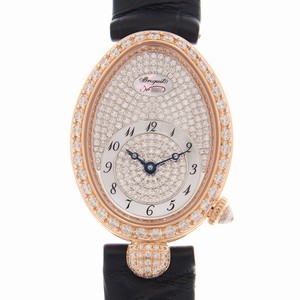 Breguet REINE DE NAPLES 8928BR/8D/944/DD0D Automatic 18kt Rose Gold & Diamonds Silver