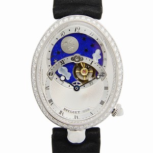 Breguet REINE DE NAPLES 8998BB/11/874/D00D Automatic 18kt White Gold & Diamond Silvery & White