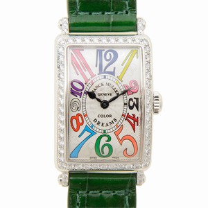 Franck Muller LONG ISLAND 902 QZ COL DRM D 1R (AC) Quartz Stainless Steel & Diamonds Silver