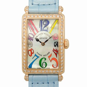 Franck Muller LONG ISLAND 902 QZ COL DRM MOP D 1R (5N) Quartz 18kt Rose Gold & Diamonds White