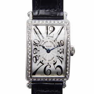 Franck Muller LONG ISLAND 902 QZ D 1R (OG) Quartz 18kt White Gold & Diamond Silver