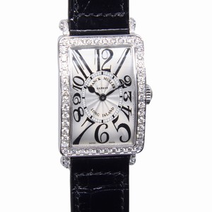 Franck Muller LONG ISLAND 902 QZ DP (AC) Quartz Stainless Steel & Diamonds Silver