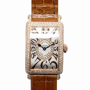 Franck Muller LONG ISLAND 902 QZ REL D CD 1R (5N) Quartz 18kt Rose Gold & Diamonds Silver