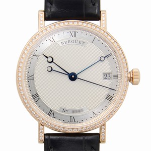 Breguet CLASSIC 9068BR/12/976/DD00 Automatic 18kt Rose Gold & Diamonds Silver