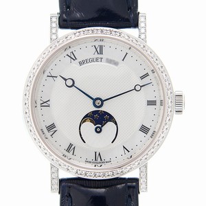 Breguet CLASSIC 9088BB/52/964/DD0D Automatic 18kt White Gold & Diamond Silver