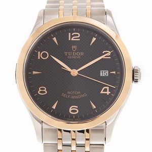 Tudor 1926 91551-67051-BK Automatic 18kt Rose Gold & Steel Silver