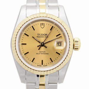 Tudor PRINCESS DATE 92413-62433-CH Automatic 18kt Gold & Steel Gold
