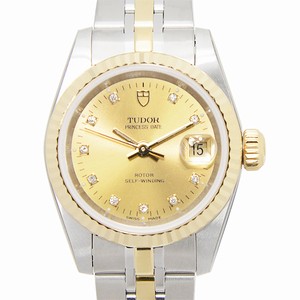 Tudor PRINCESS DATE 92413-62433-10DI-CH Automatic 18kt Gold & Steel Gold