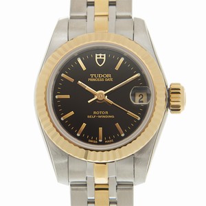 Tudor PRINCESS DATE 92513-62423-BK Automatic 18kt Gold & Steel Black