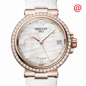 Breguet MARINE 9518BR/52/984 D000 Automatic 18kt Rose Gold & Diamonds Silver