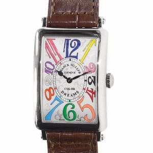Franck Muller LONG ISLAND 952 QZ COL DR (OG) Automatic 18kt White Gold Silver