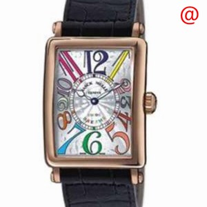 Franck Muller LONG ISLAND 952 QZ COL DR BL(5N) Quartz 18kt Rose Gold Silver