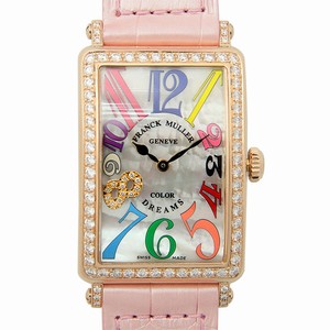Franck Muller LONG ISLAND 952 QZ COL DRM MOP D 1R CD8 (5N) Quartz 18kt Rose Gold & Diamonds Silver