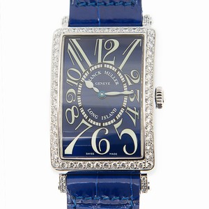 Franck Muller LONG ISLAND 952 QZ D 1R (AC) - DEEP BLUE Quartz Stainless Steel & Diamonds Blue 