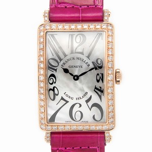 Franck Muller LONG ISLAND 952 QZ MOP D 1R (5N) Quartz 18kt Rose Gold & Diamonds White