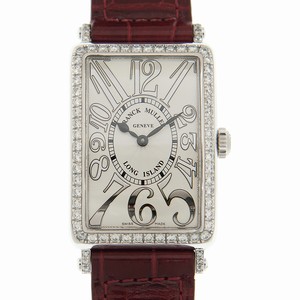 Franck Muller LONG ISLAND 952 QZ REL D 1R (OG) Quartz 18kt White Gold & Diamond White