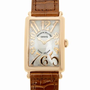 Franck Muller LONG ISLAND 952 QZ REL MOP (5N) Quartz 18kt Rose Gold White