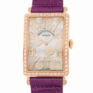 Franck Muller LONG ISLAND 952 QZ REL MOP BC D 1R LS (5N) Quartz 18kt Rose Gold & Diamonds White