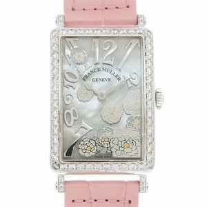 Franck Muller LONG ISLAND 952 QZ REL MOP BC D 1R LS (AC) Quartz Stainless Steel & Diamonds White