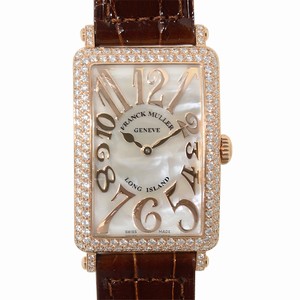 Franck Muller LONG ISLAND 952 QZ REL MOP D (5N) Quartz 18kt Rose Gold & Diamonds White