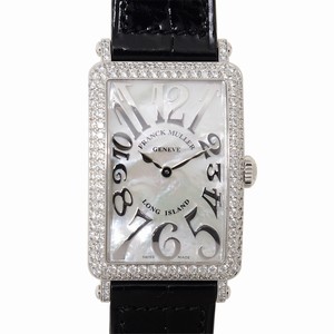 Franck Muller LONG ISLAND 952 QZ REL MOP D (OG) Quartz 18kt White Gold & Diamond White