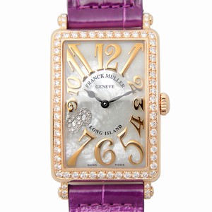 Franck Muller LONG ISLAND 952 QZ REL MOP D 1R CD8 NI (5N) Quartz 18kt Rose Gold & Diamonds Silver