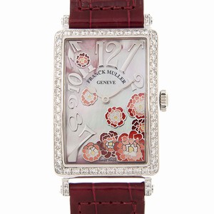 Franck Muller LONG ISLAND 952 QZ REL MOP RG D 1R (AC)  Quartz Stainless Steel & Diamonds White
