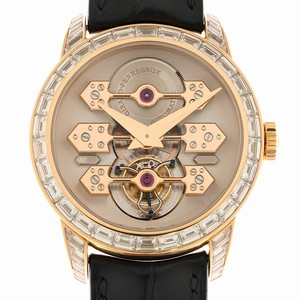Girard Perregaux TOURBILLON WITH THREE GOLD BRIDGES 99193B52A002-BA6A Automatic 18kt Rose Gold & Diamonds Beige